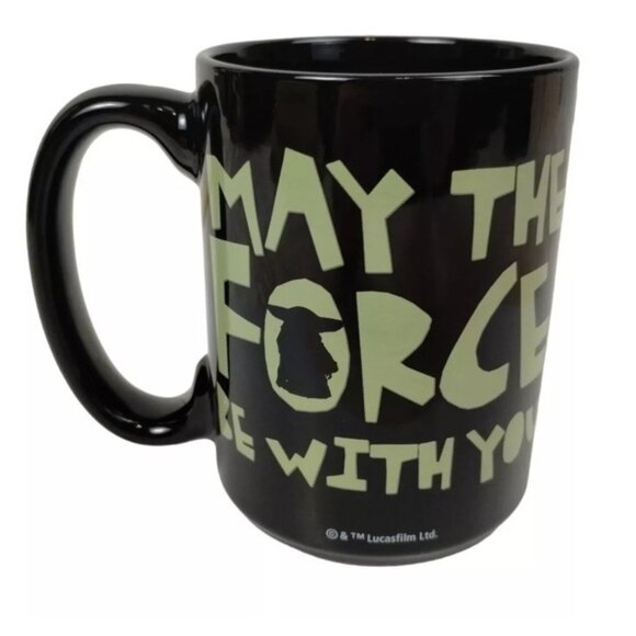 Zak The Mandalorian May the Force be with You 15 oz Coffee Mug Star Wars - Picture 6 of 7